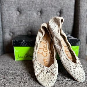 Sam Edelman ballet flats in cream size 9